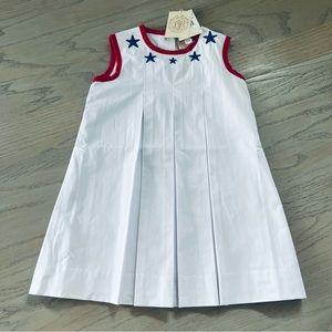 TBBC NWT Mary Francis Frock Stars Appliqué dress